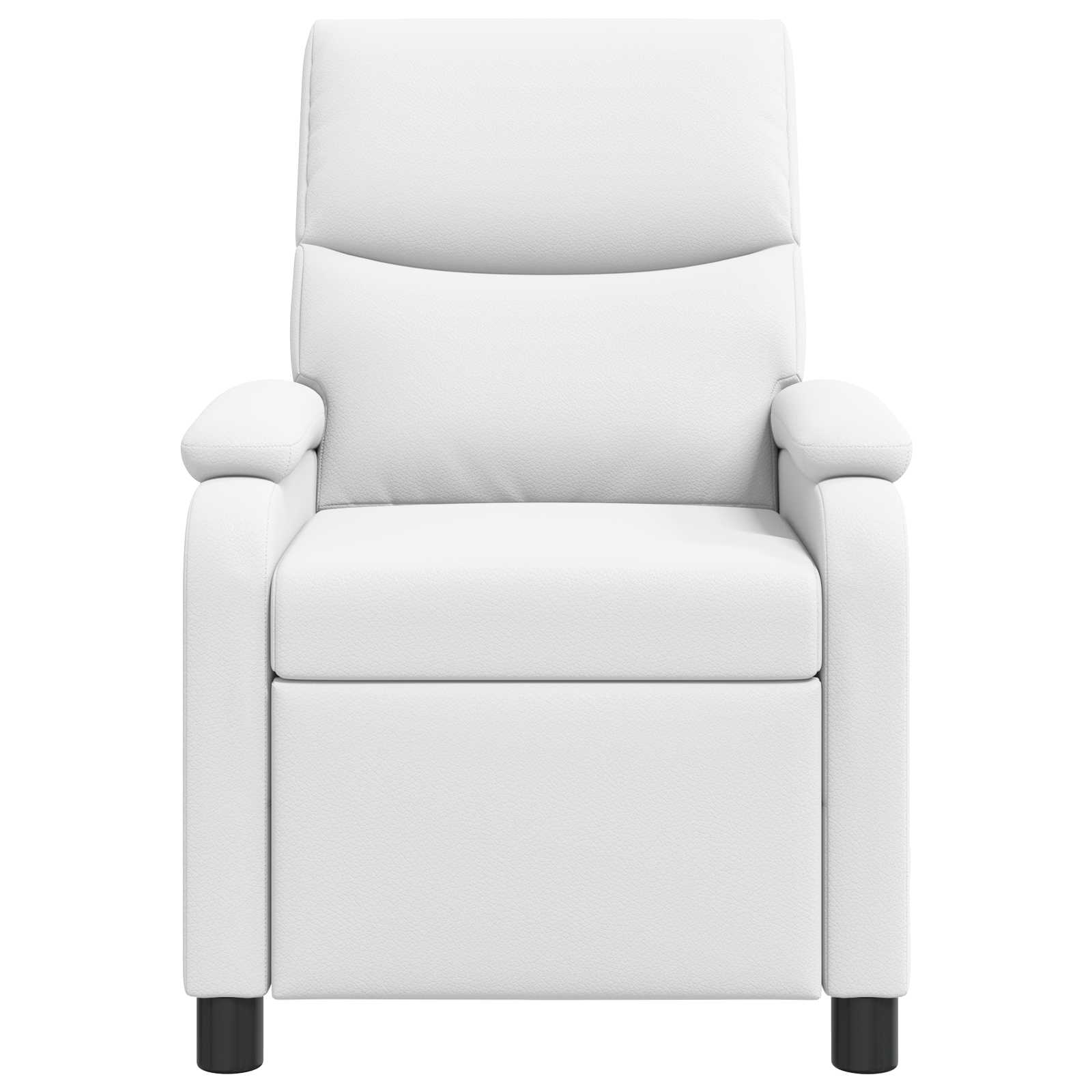 Massage Relaxsessel Weiß Kunstleder