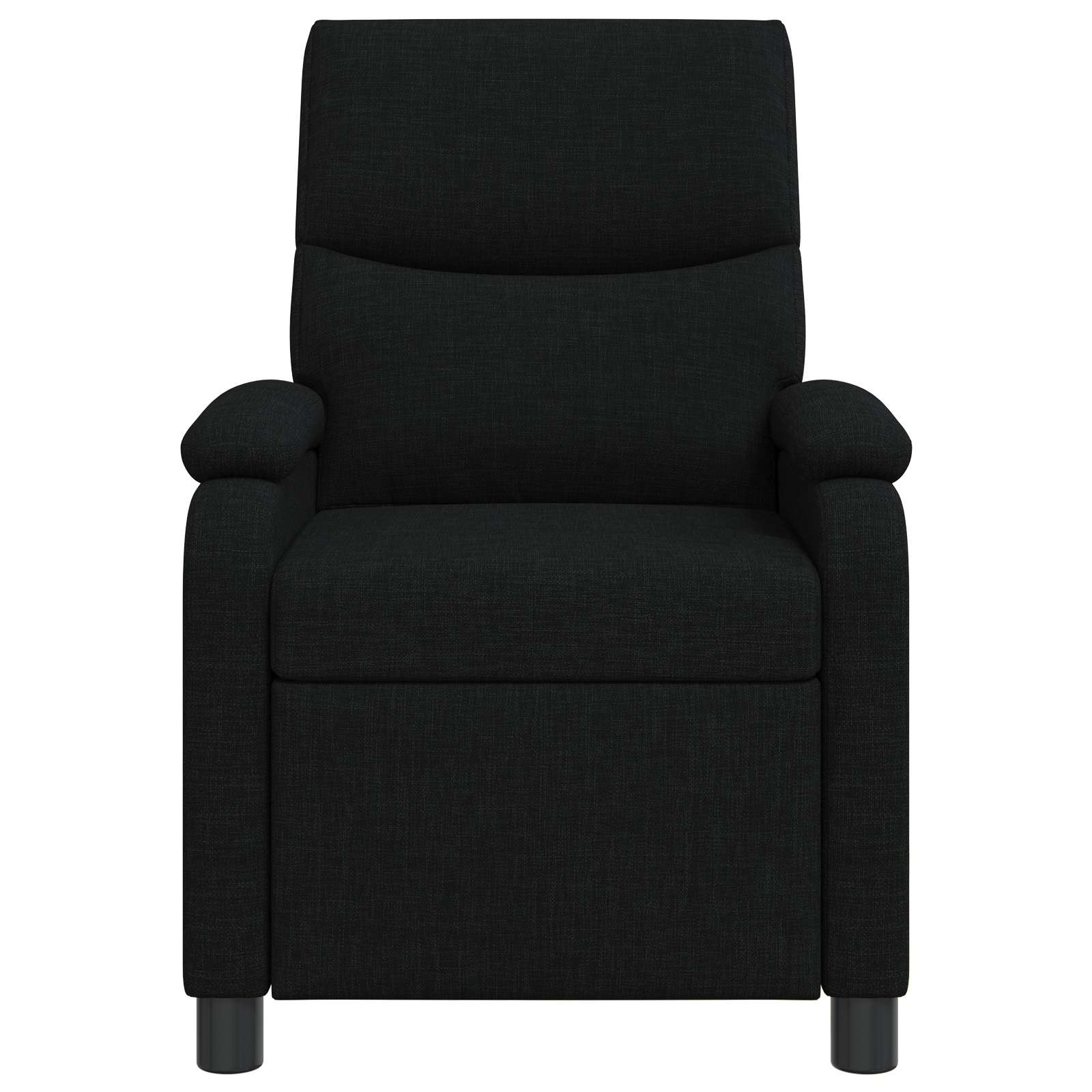 Massage Relaxsessel Schwarz Stoff