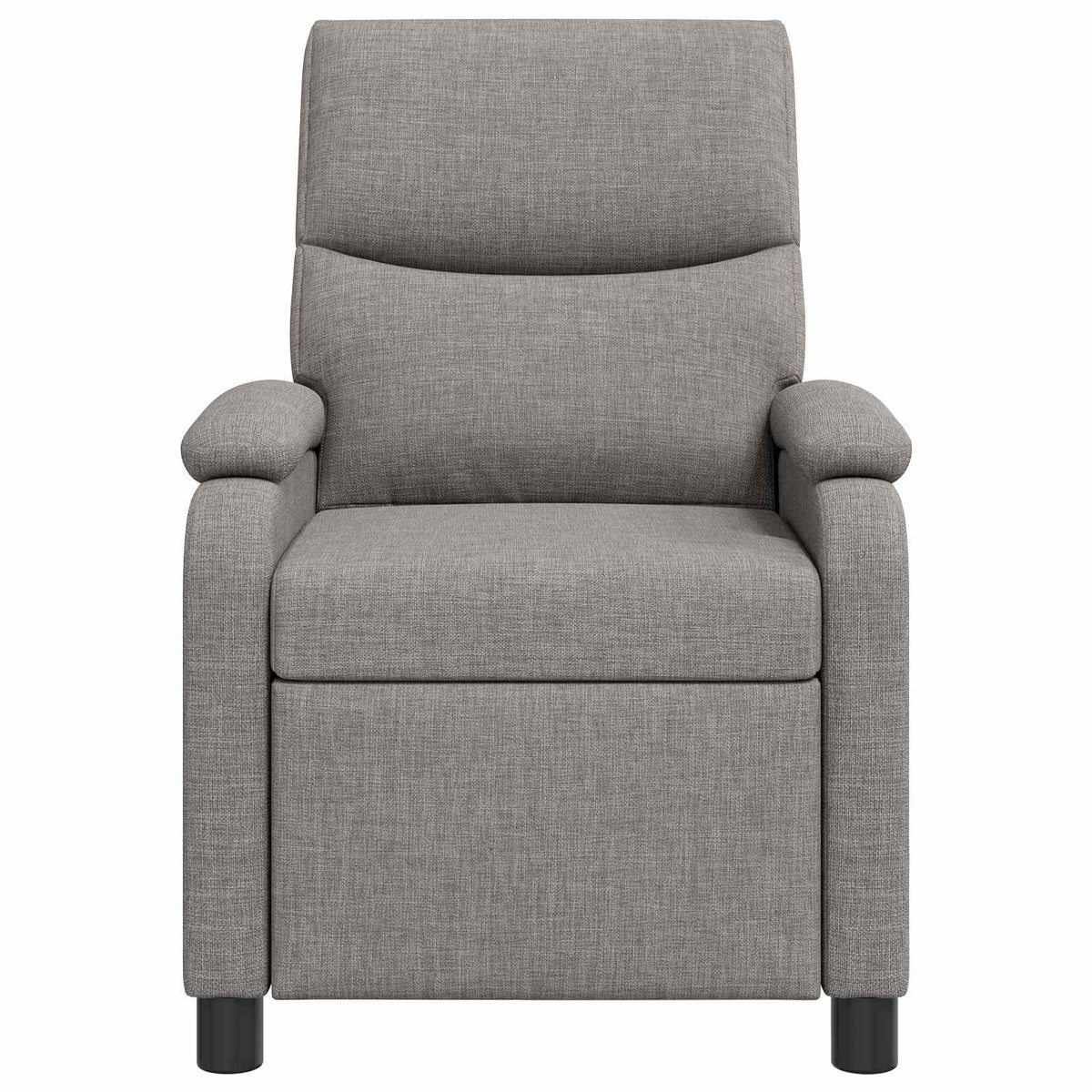 Massage Relaxsessel Taupe Stoff