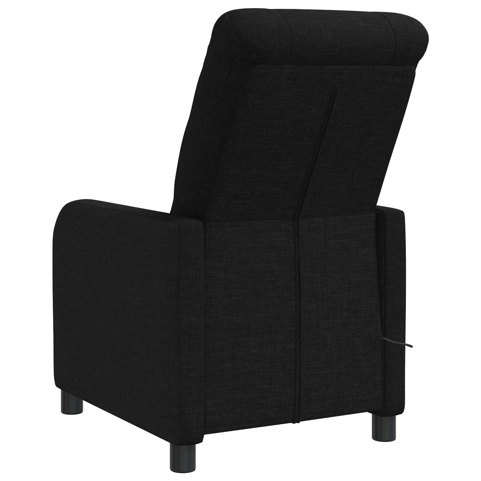 Massage Relaxsessel Schwarz Stoff