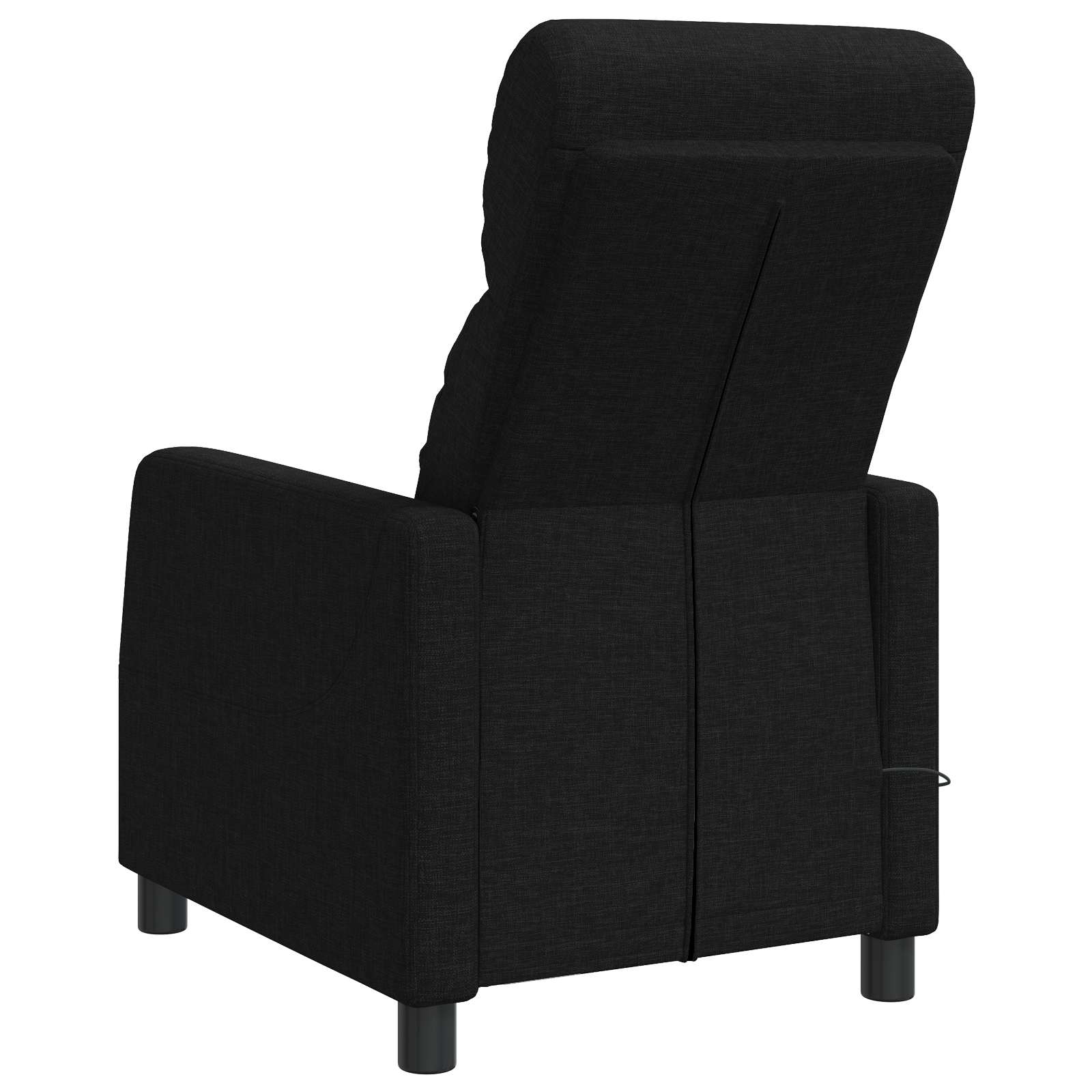 Massage Relaxsessel Schwarz Stoff