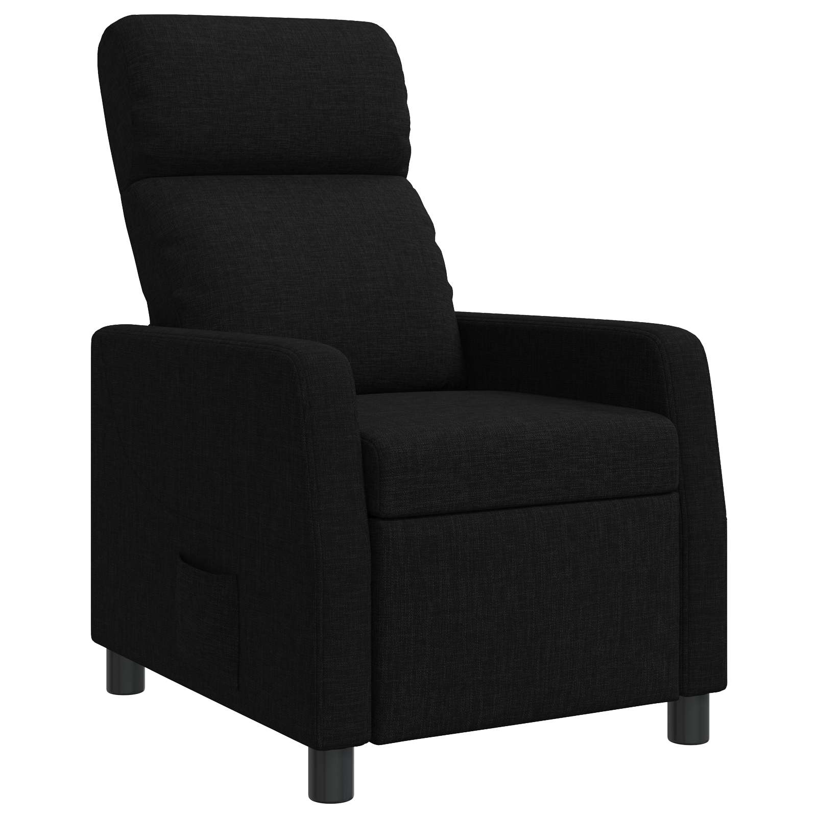 Liegesessel Schwarz Stoff