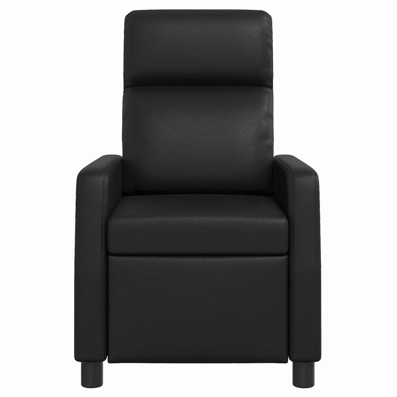 Massage Relaxsessel Schwarz Kunstleder