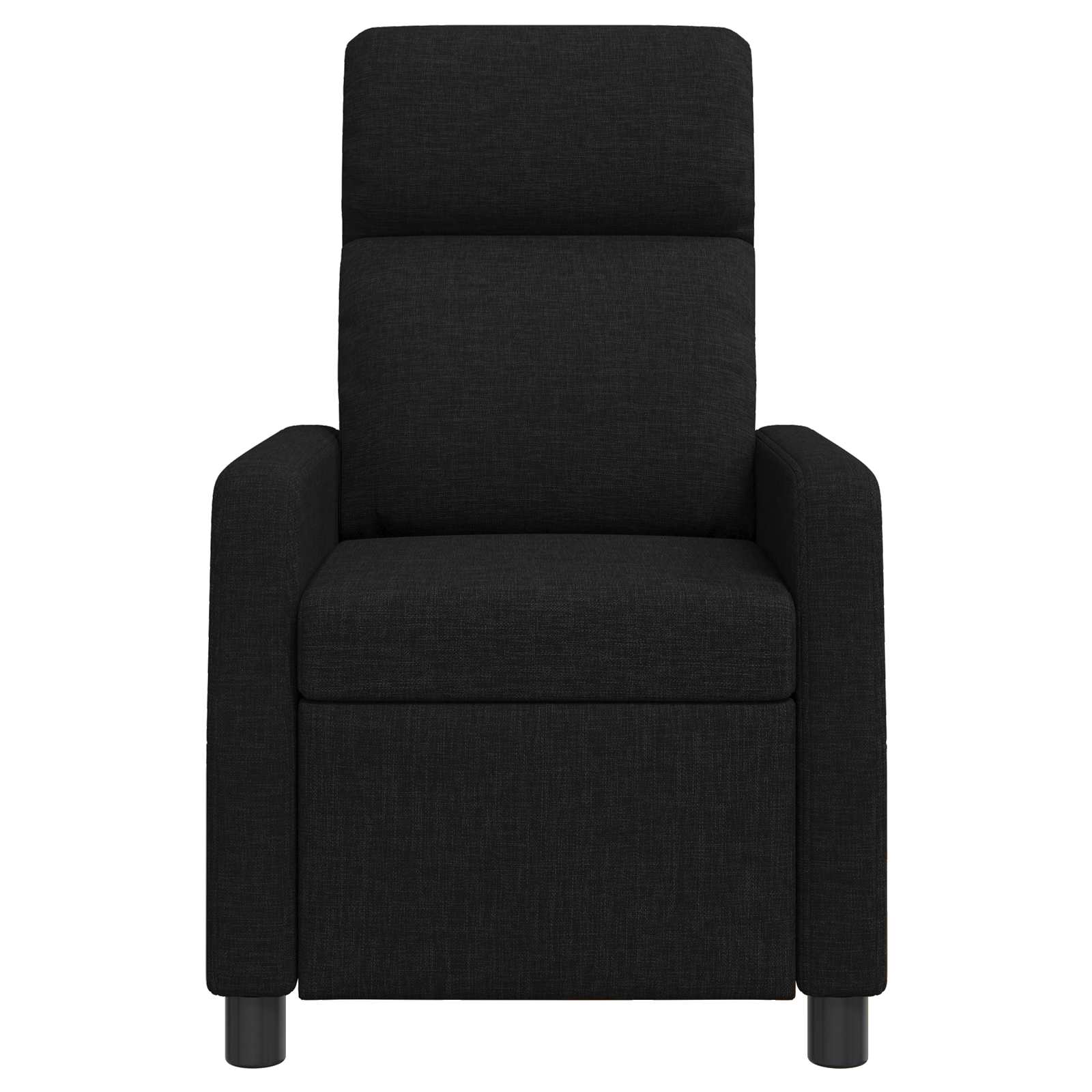 Massage Relaxsessel Schwarz Stoff
