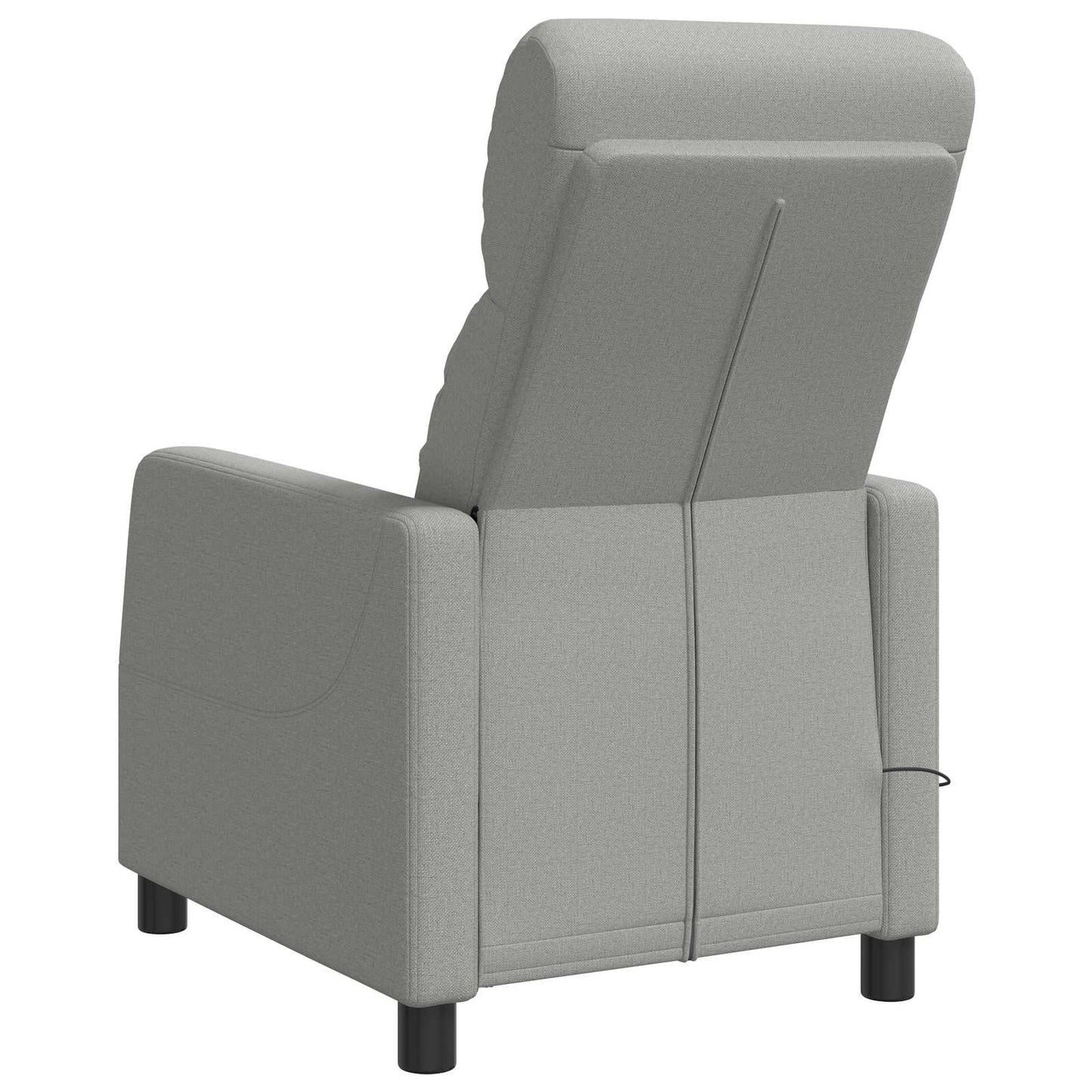 Massage Relaxsessel Wolkengrau Stoff