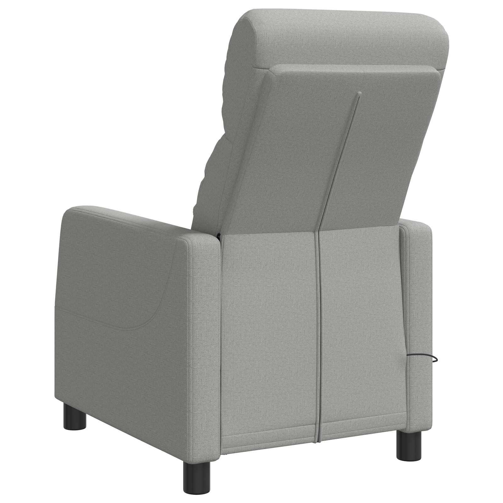 Massage Relaxsessel Wolkengrau Stoff