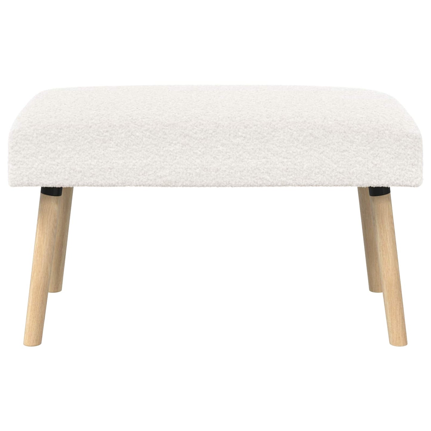Bank Uni Creme 80 x 40 x 46 cm Bouclé