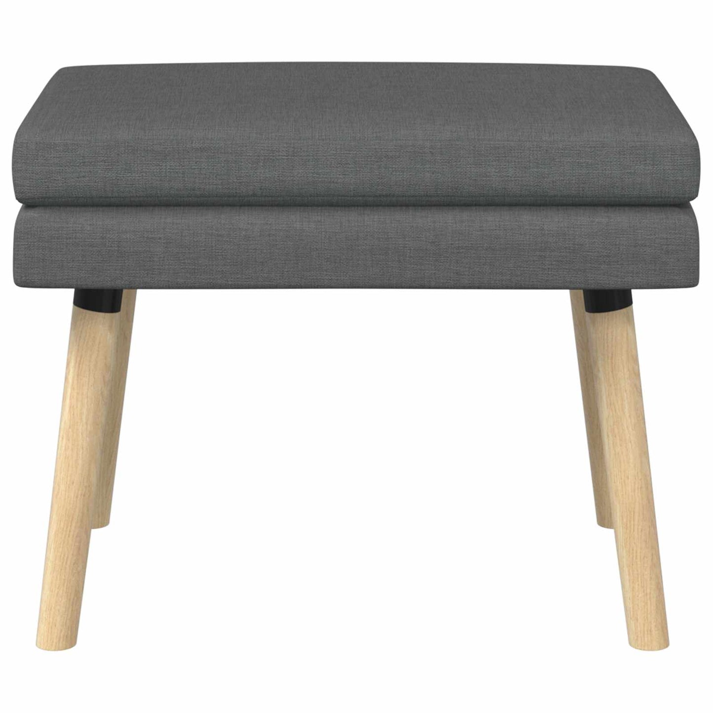Doppellagige Bank Dunkelgrau 60 x 40 x 46 cm Stoff