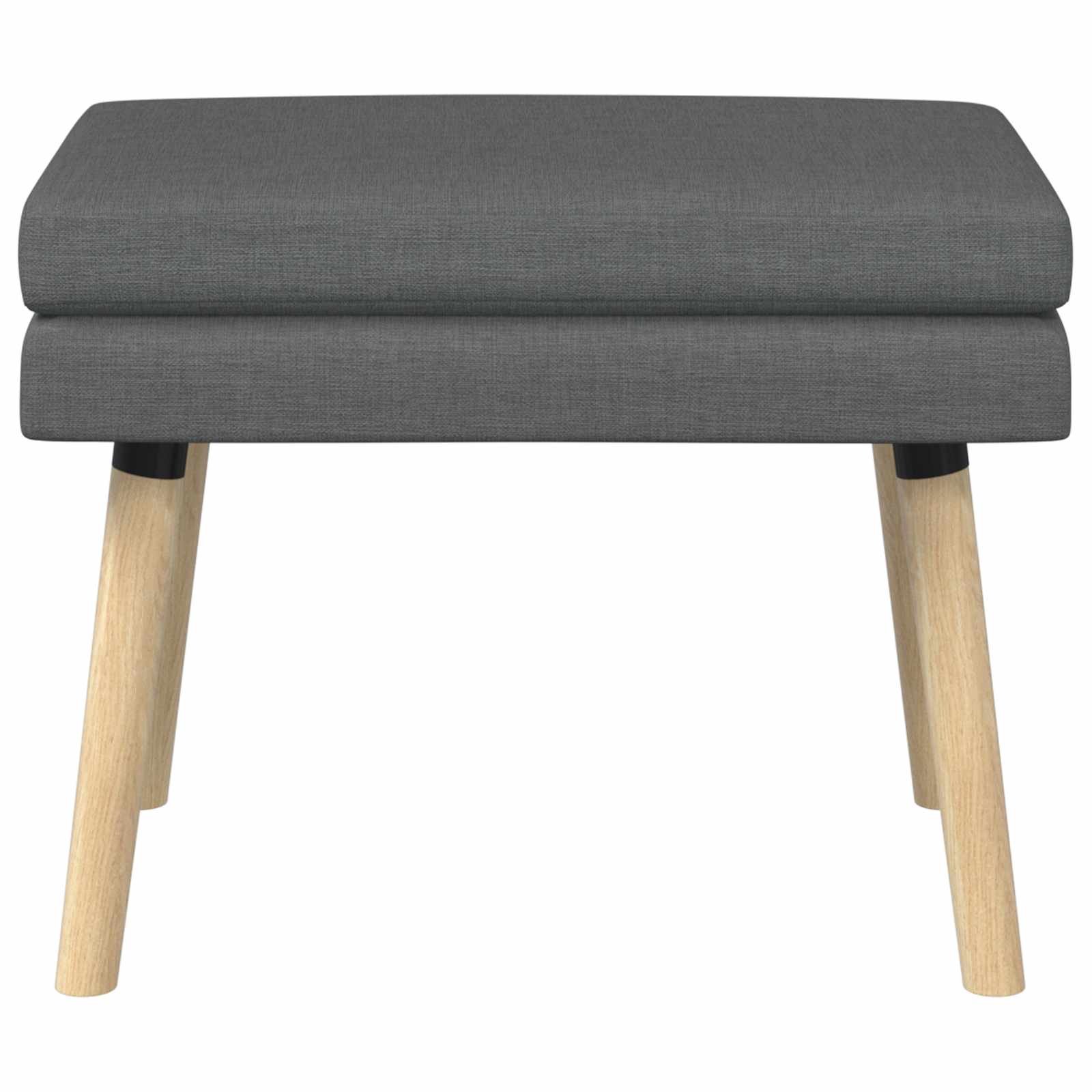 Doppellagige Bank Dunkelgrau 60 x 40 x 46 cm Stoff