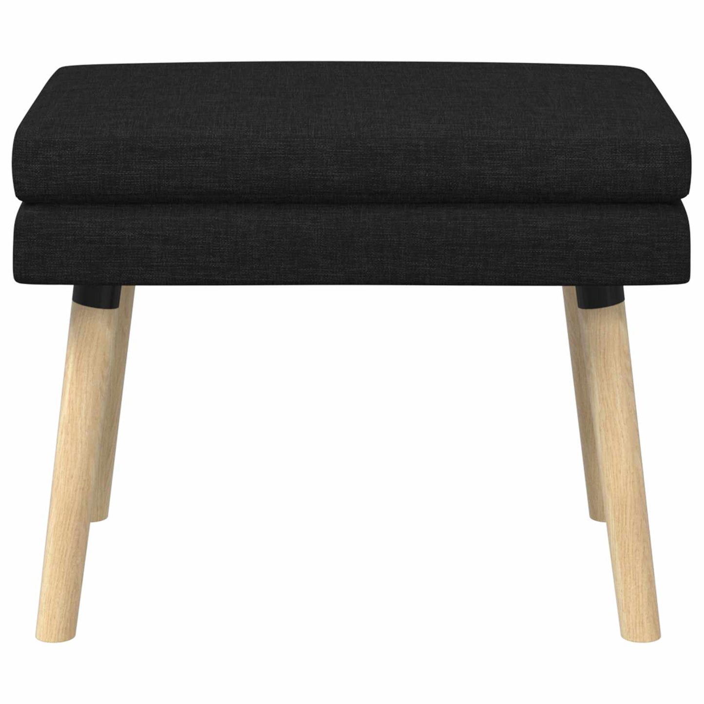 Doppellagige Bank Schwarz 60 x 40 x 46 cm Stoff