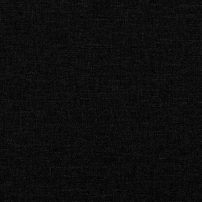 Doppellagige Bank Schwarz 110 x 40 x 47 cm Stoff