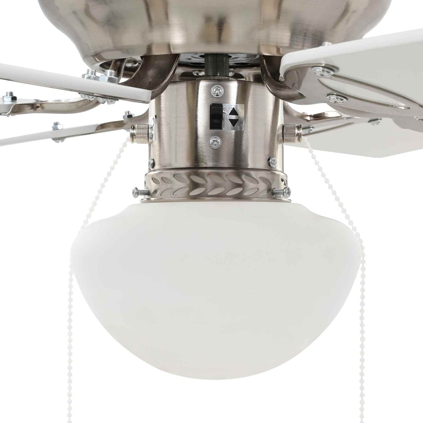 Deckenventilator mit Licht Ø 82 cm Weiß