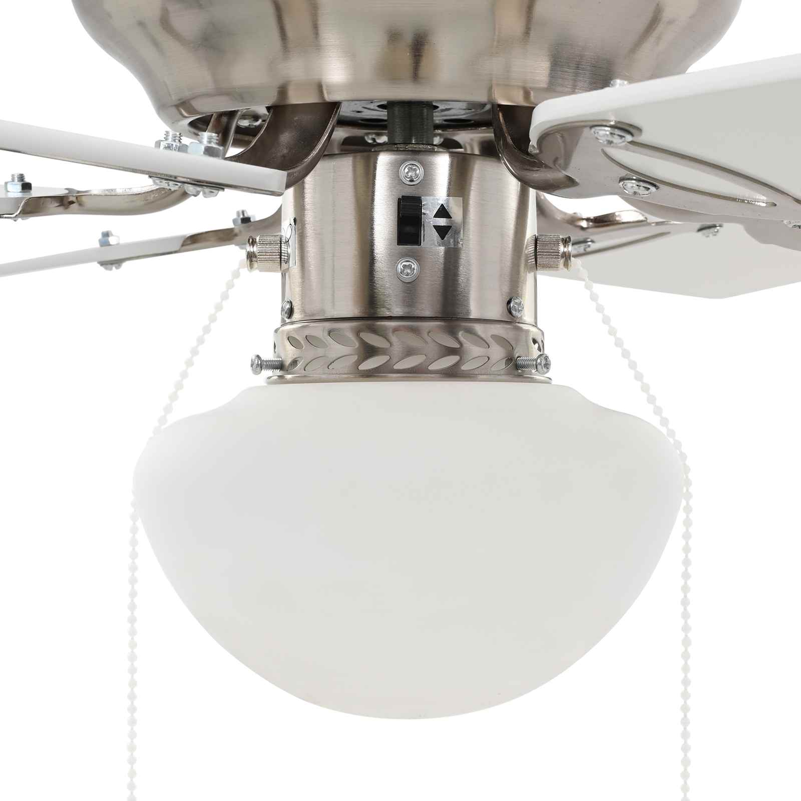 Deckenventilator mit Licht Ø 82 cm Weiß