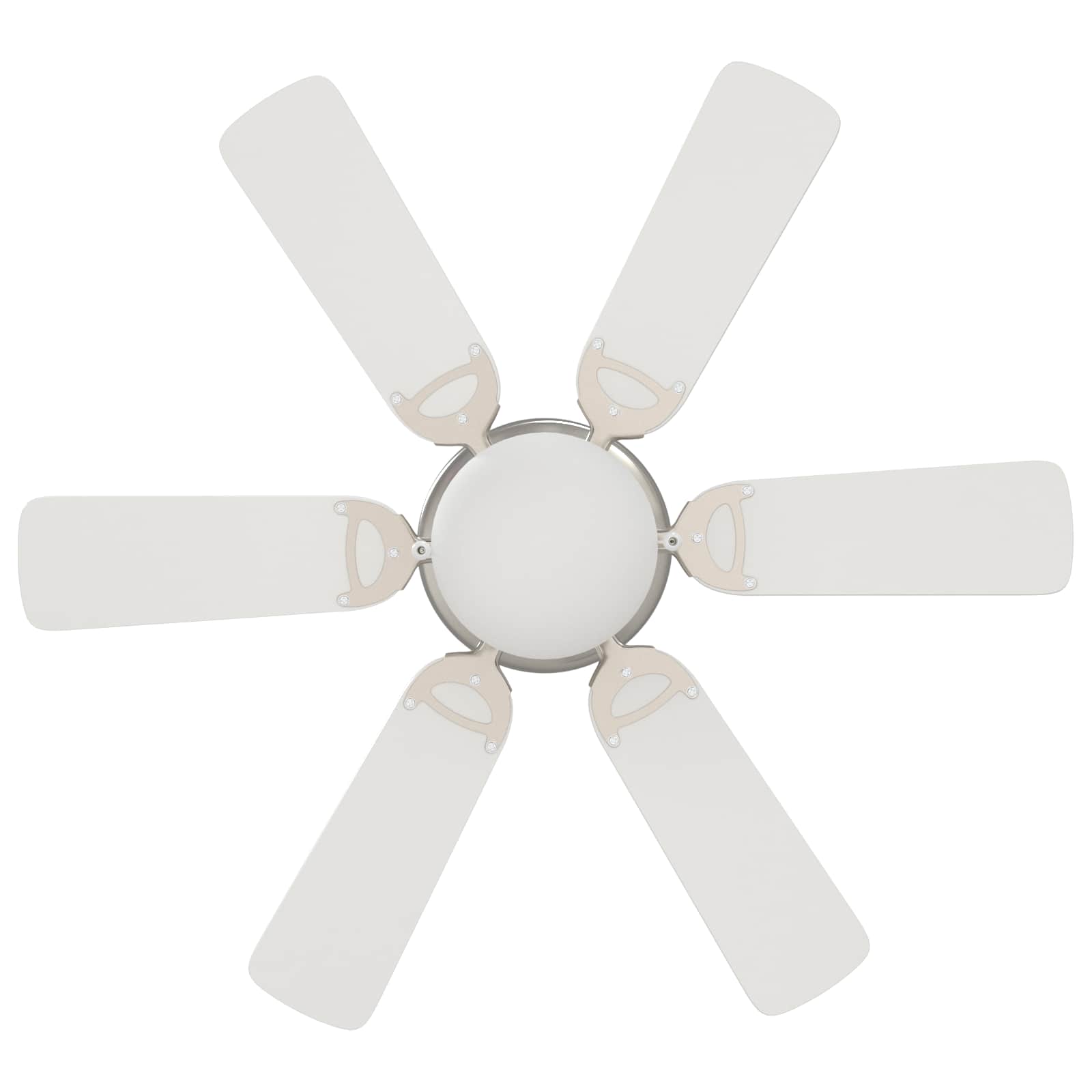Deckenventilator mit Licht Ø 82 cm Weiß