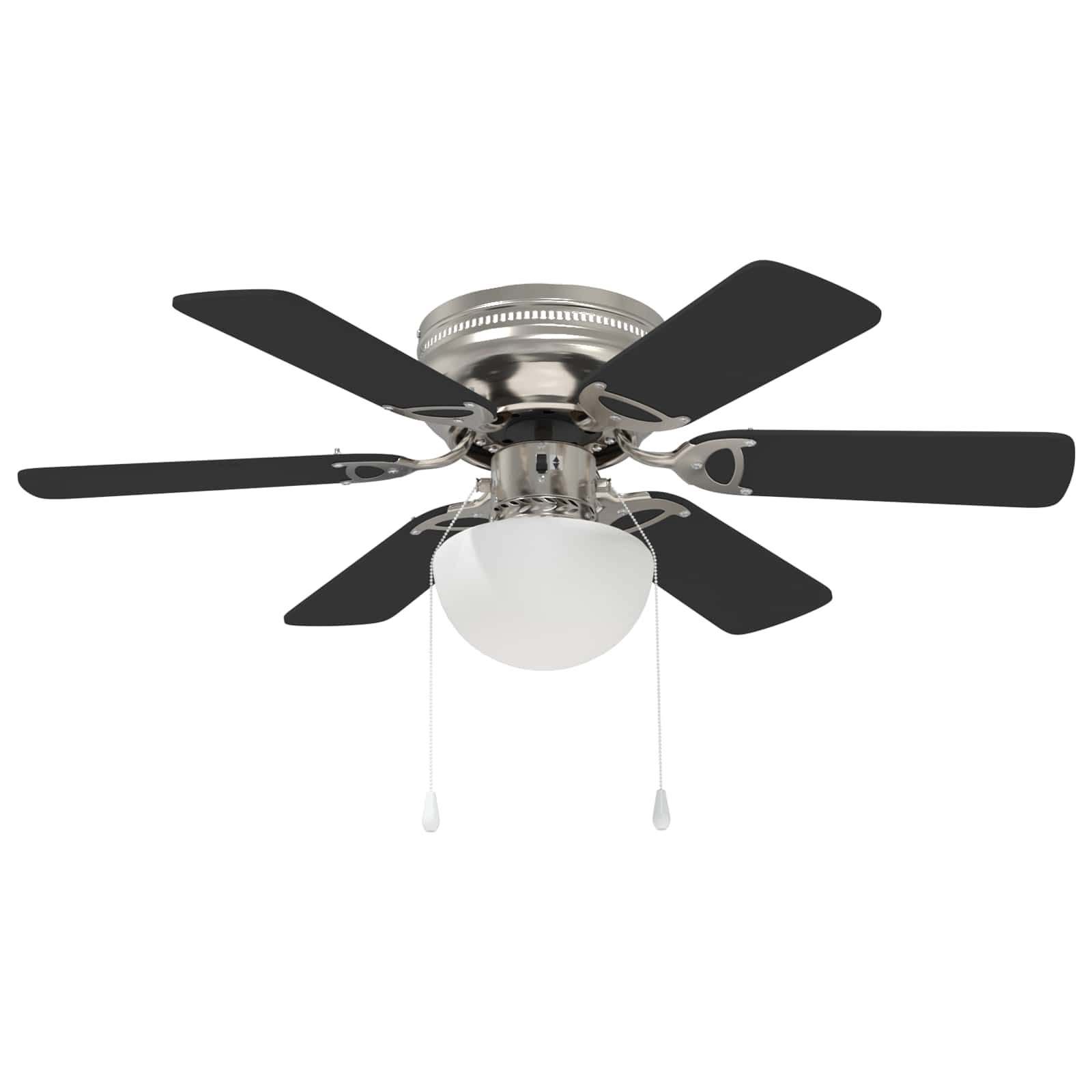 Deckenventilator mit Licht Ø 82 cm Schwarz