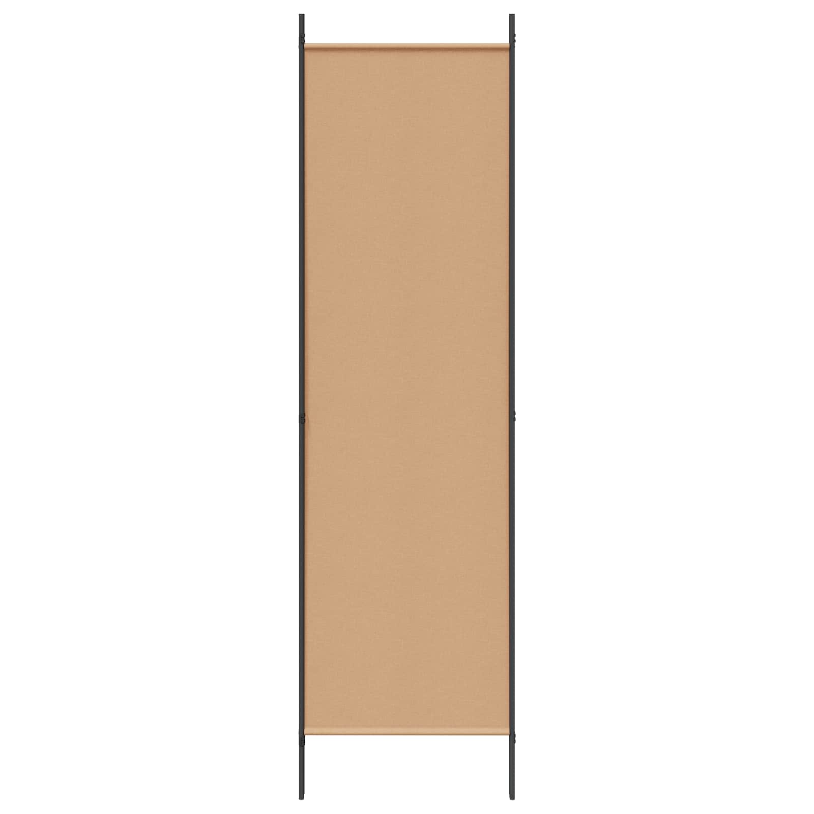3-teiliger Raumteiler Beige 150 x 180 cm Stoff