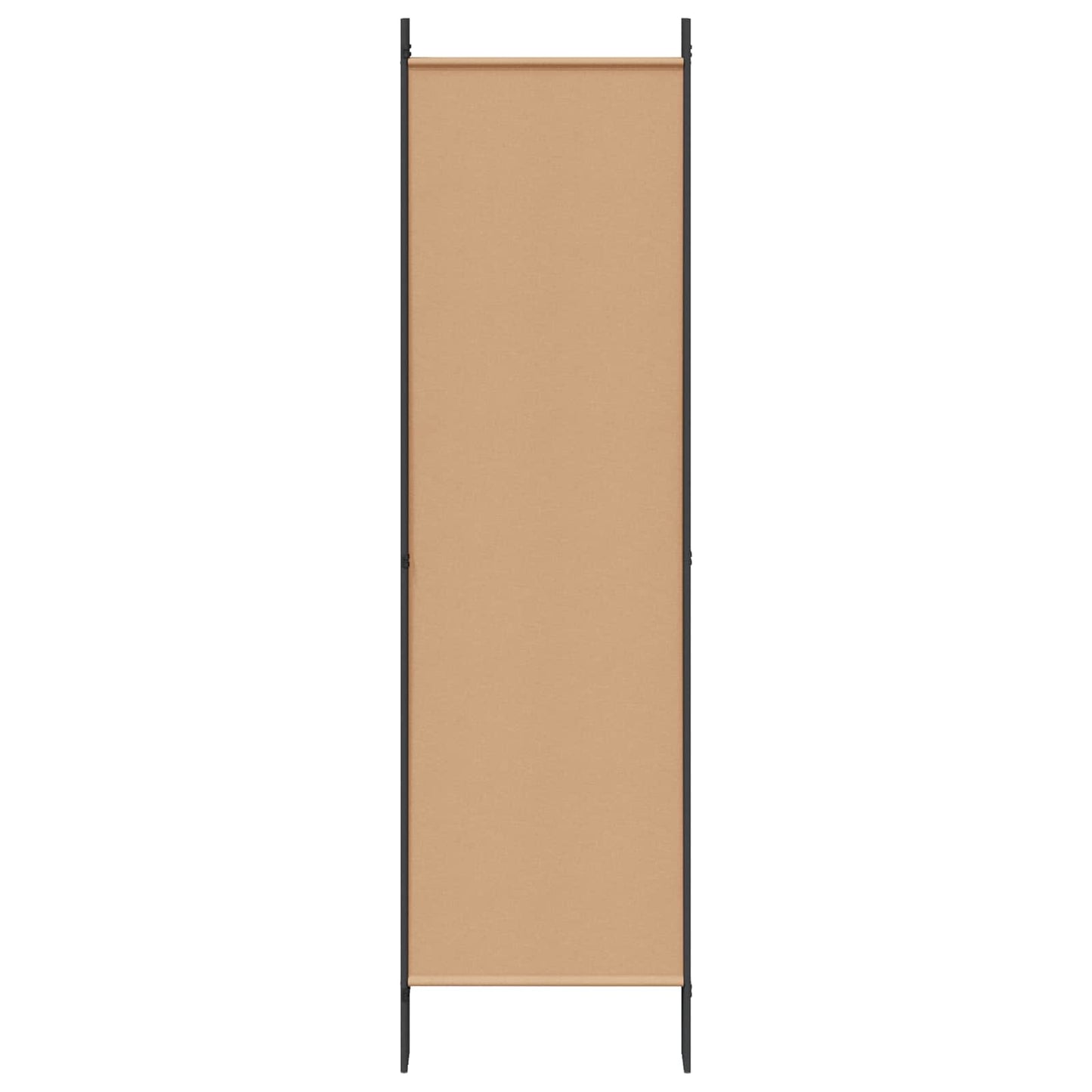 6-teiliger Raumtrenner Beige 300 x 180 cm Stoff