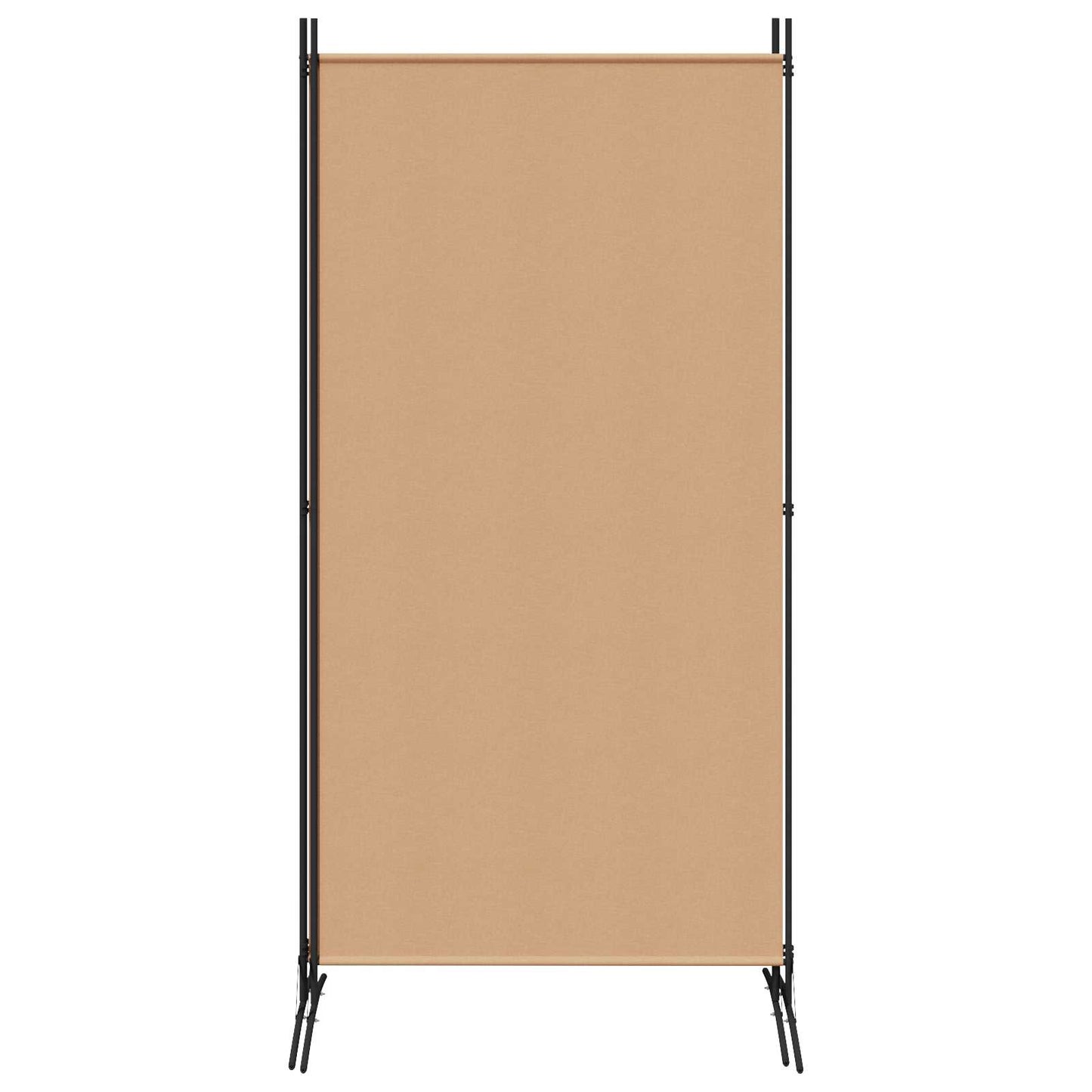 3-teiliger Raumteiler Beige 260 x 180 cm Stoff