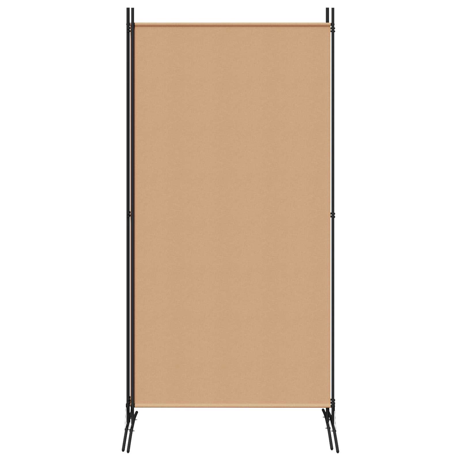 3-teiliger Raumteiler Beige 260 x 180 cm Stoff