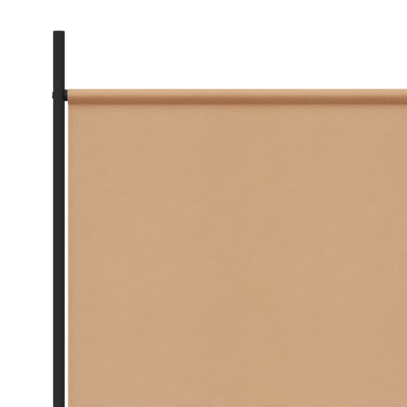 Einzel Panel Raumteiler Beige 175 x 180 cm Stoff