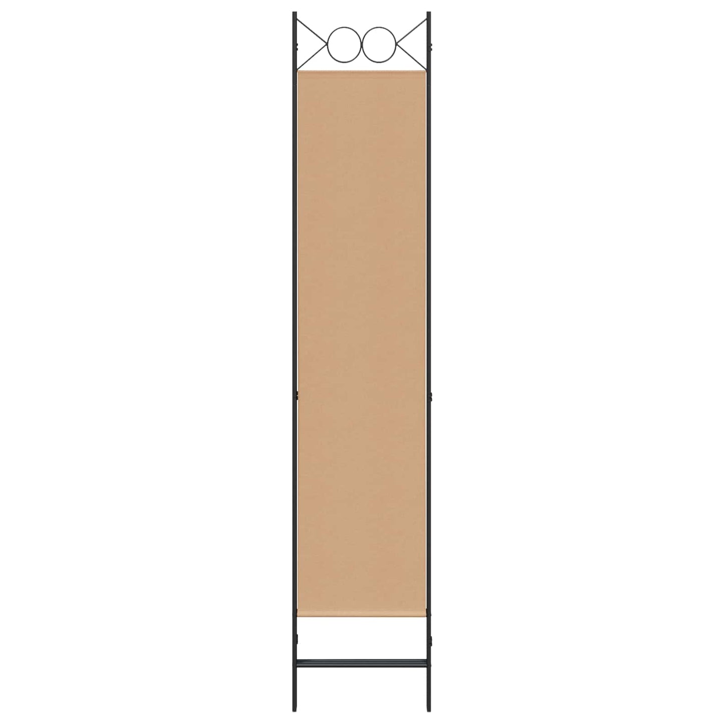 3-teiliger Raumteiler Beige 120 x 200 cm Stoff