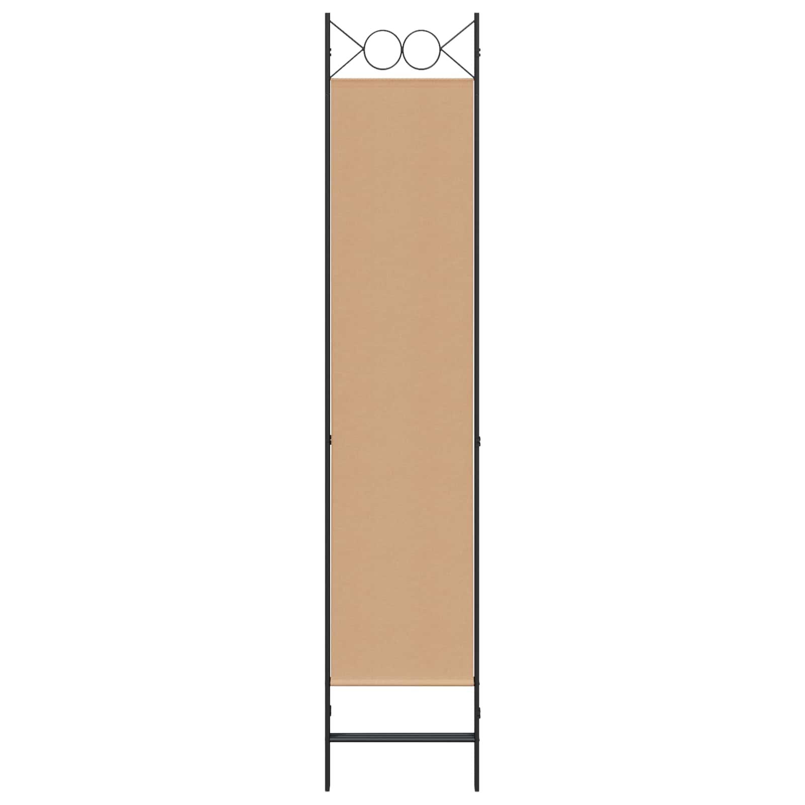 3-teiliger Raumteiler Beige 120 x 200 cm Stoff
