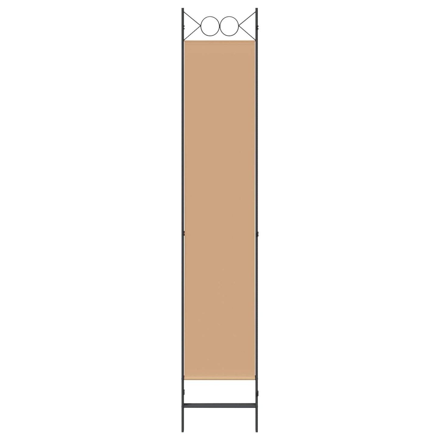 3-teiliger Raumteiler Beige 120 x 220 cm Stoff