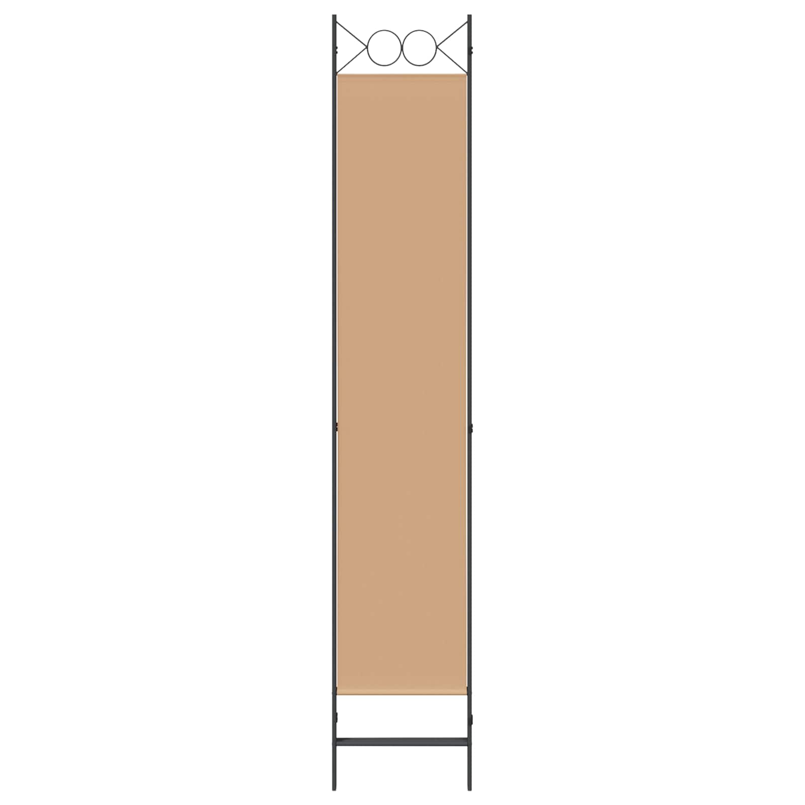 3-teiliger Raumteiler Beige 120 x 220 cm Stoff