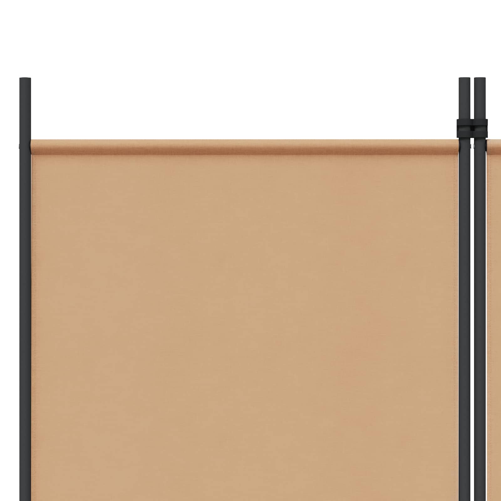 Raumteiler Beige 150 x 200 cm Stoff