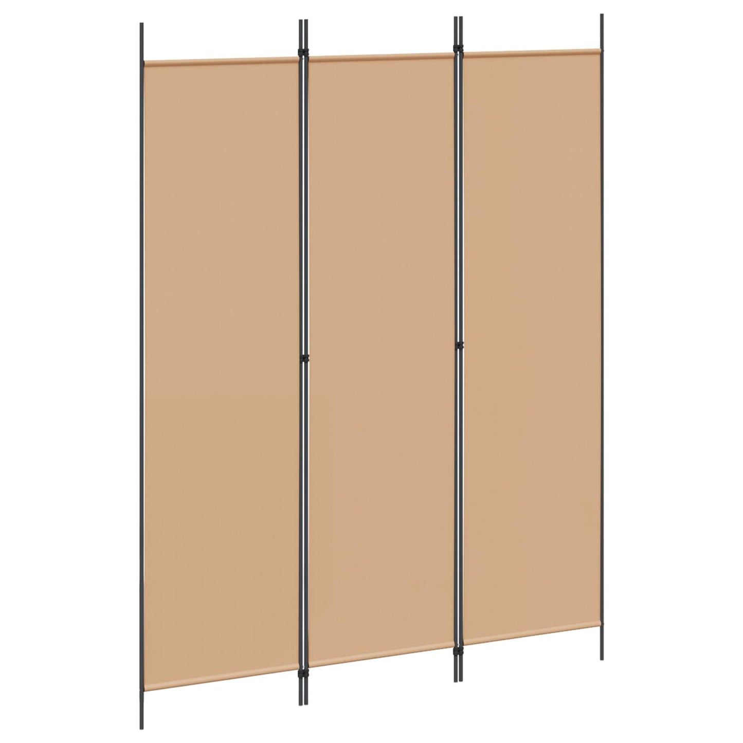 Raumteiler Beige 150 x 200 cm Stoff