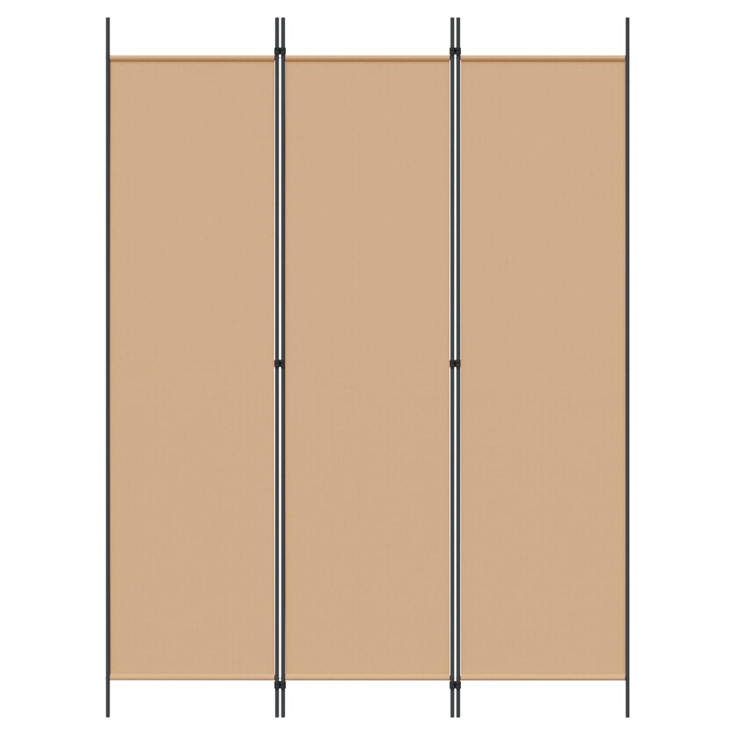 Raumteiler Beige 150 x 200 cm Stoff