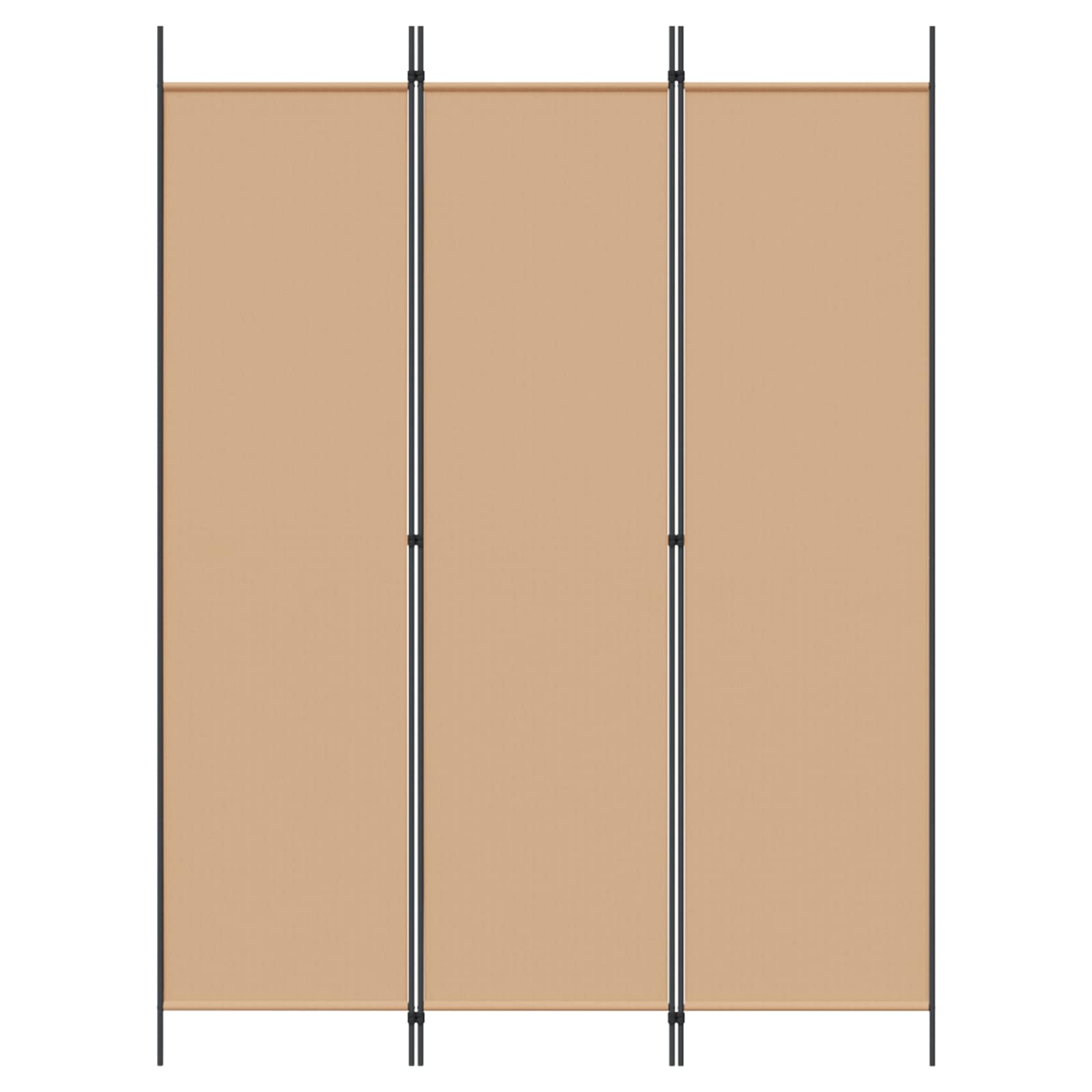 Raumteiler Beige 150 x 200 cm Stoff