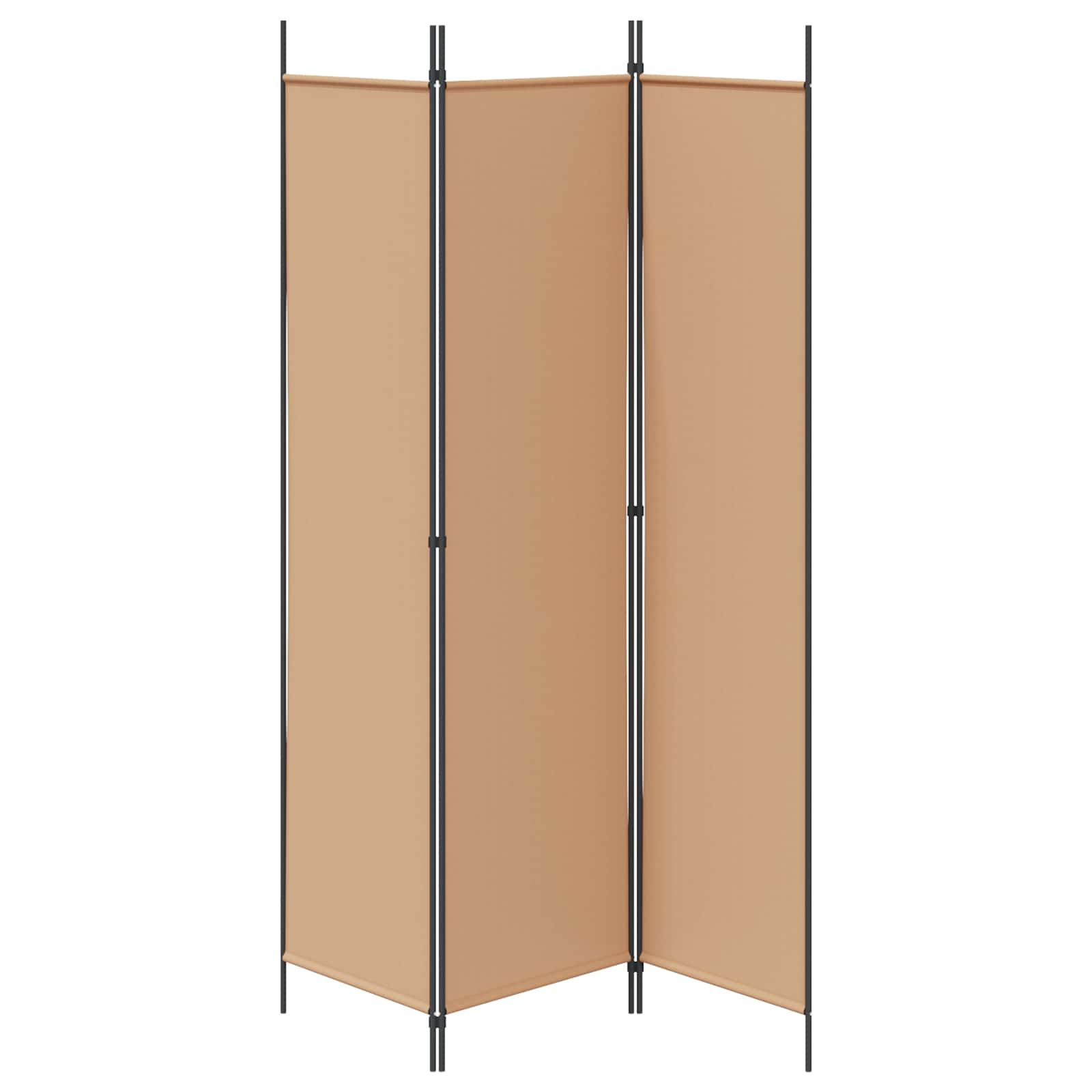 Raumteiler Beige 150 x 200 cm Stoff