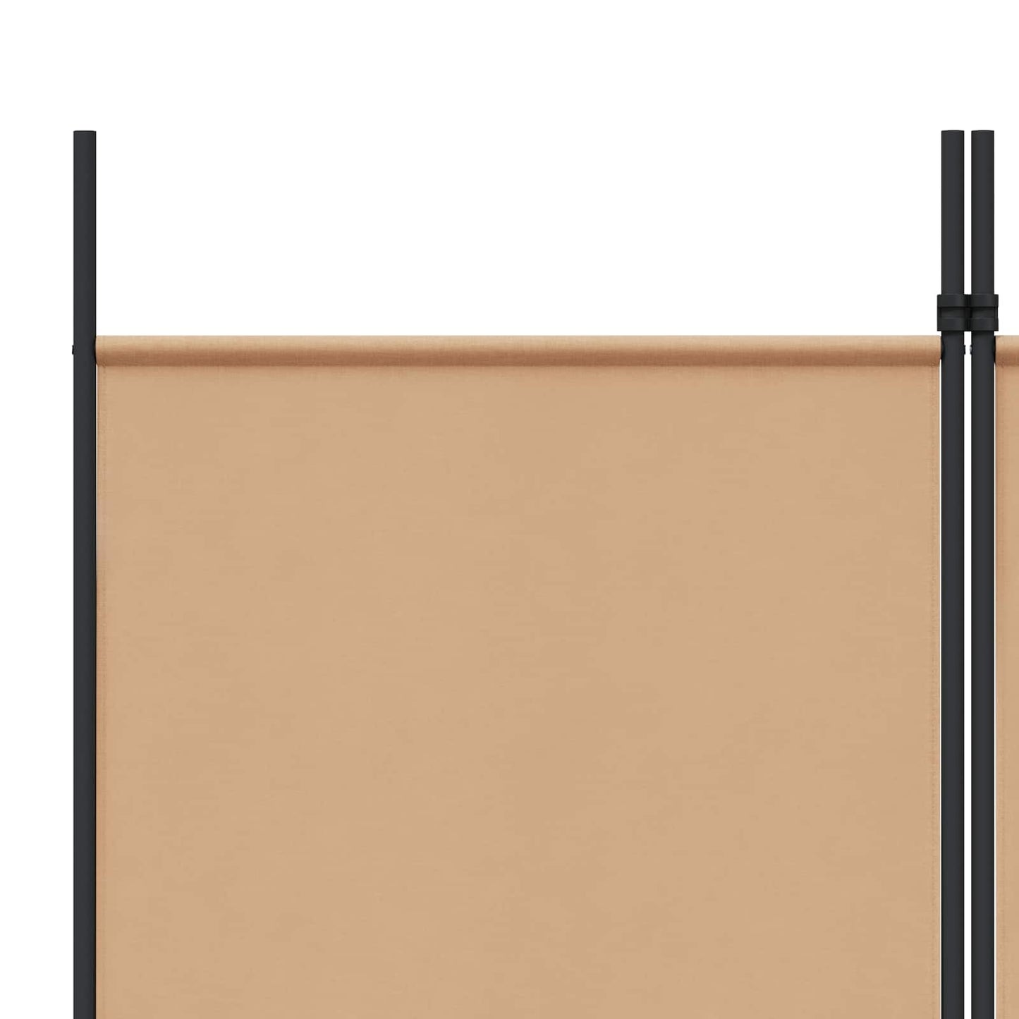 Raumteiler Beige 150 x 220 cm Stoff