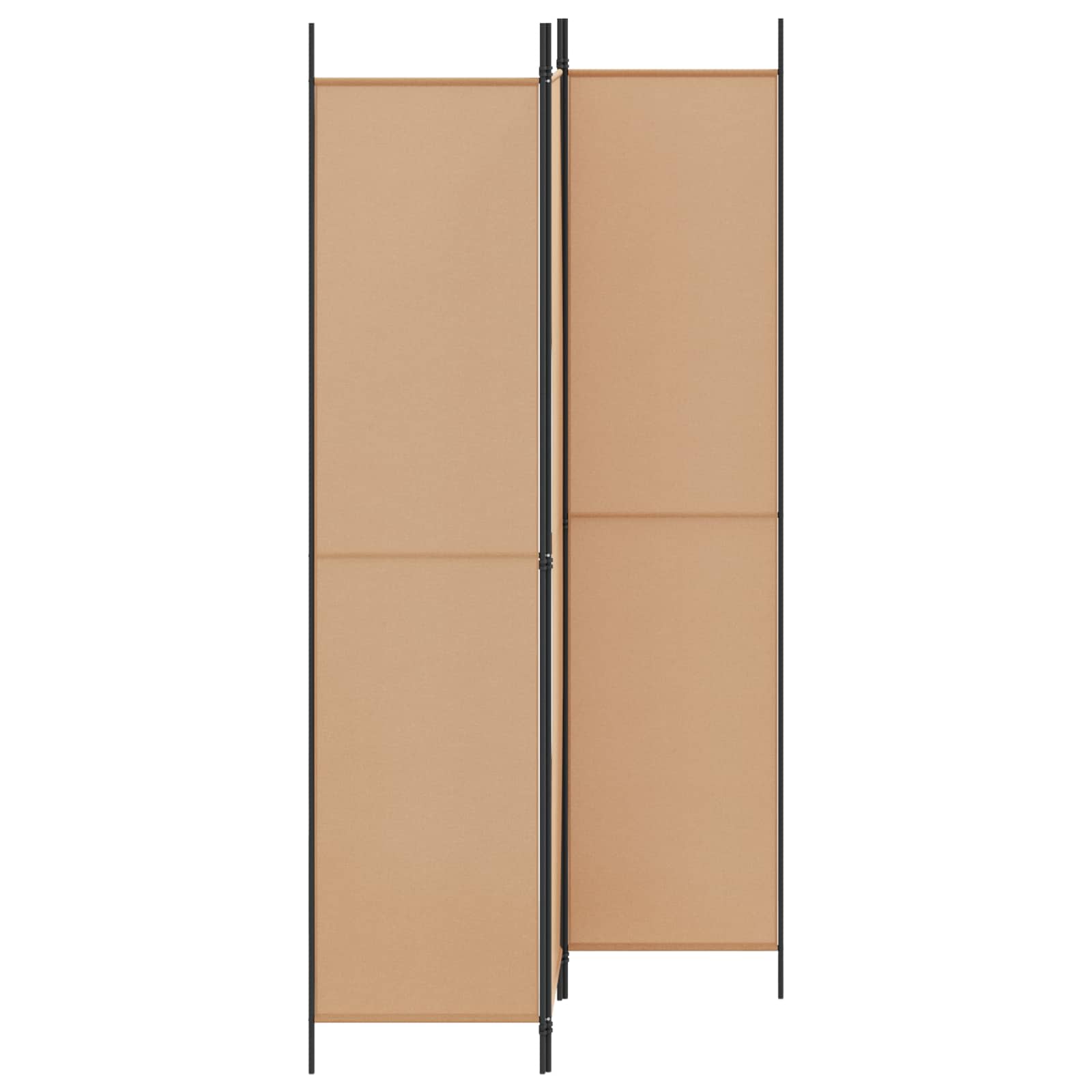 Raumteiler Beige 150 x 220 cm Stoff