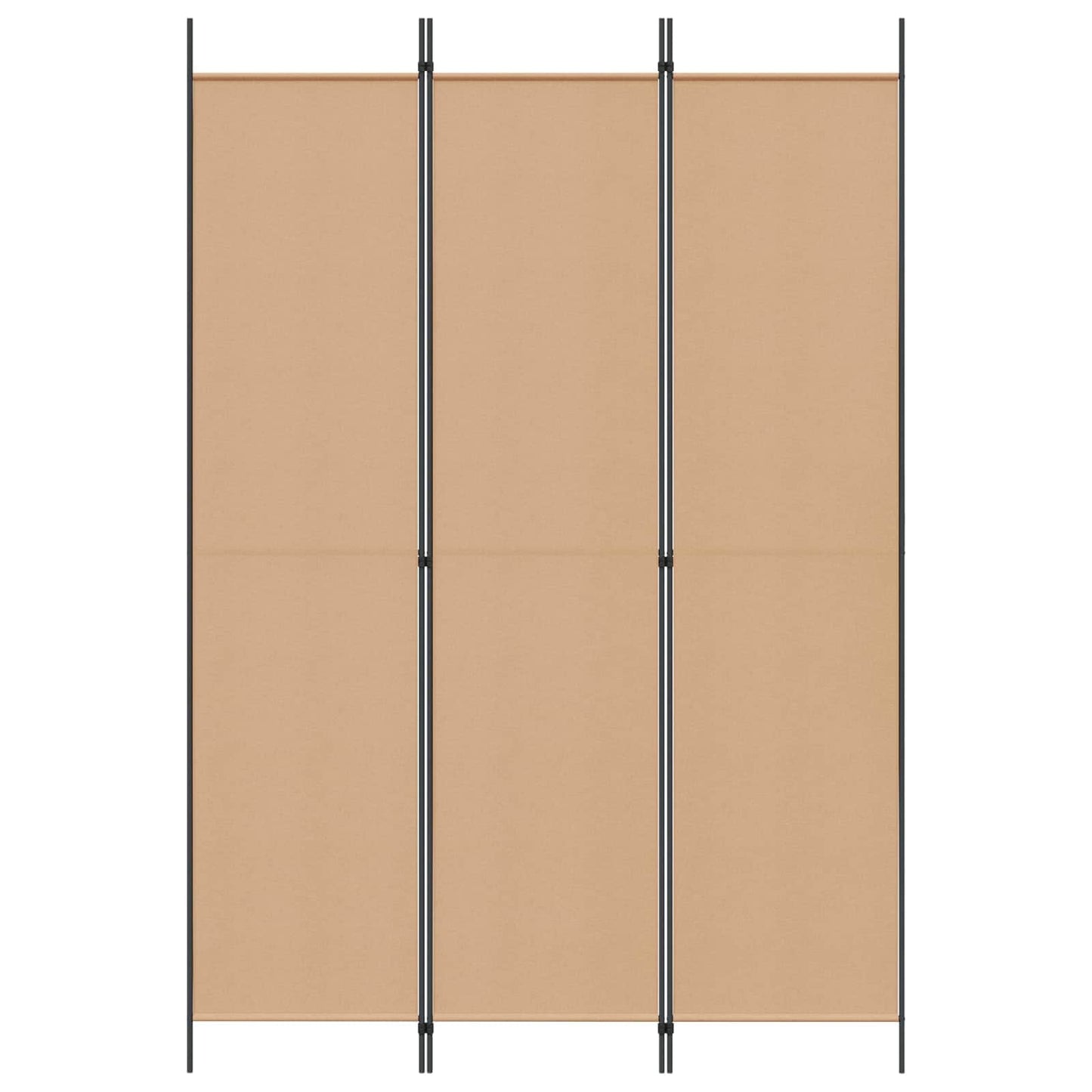 Raumteiler Beige 150 x 220 cm Stoff