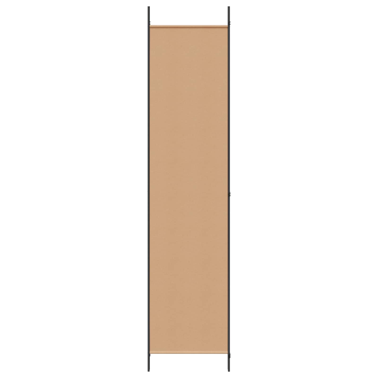 Raumteiler Beige 150 x 220 cm Stoff