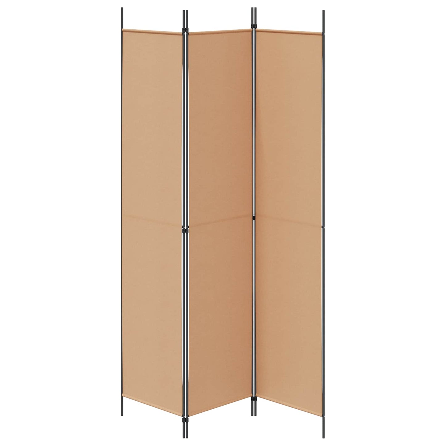 Raumteiler Beige 150 x 220 cm Stoff