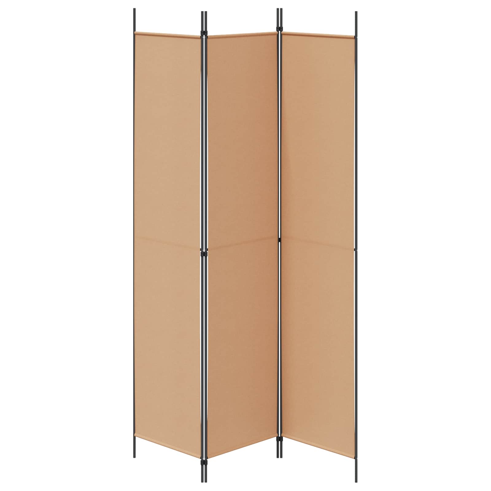 Raumteiler Beige 150 x 220 cm Stoff