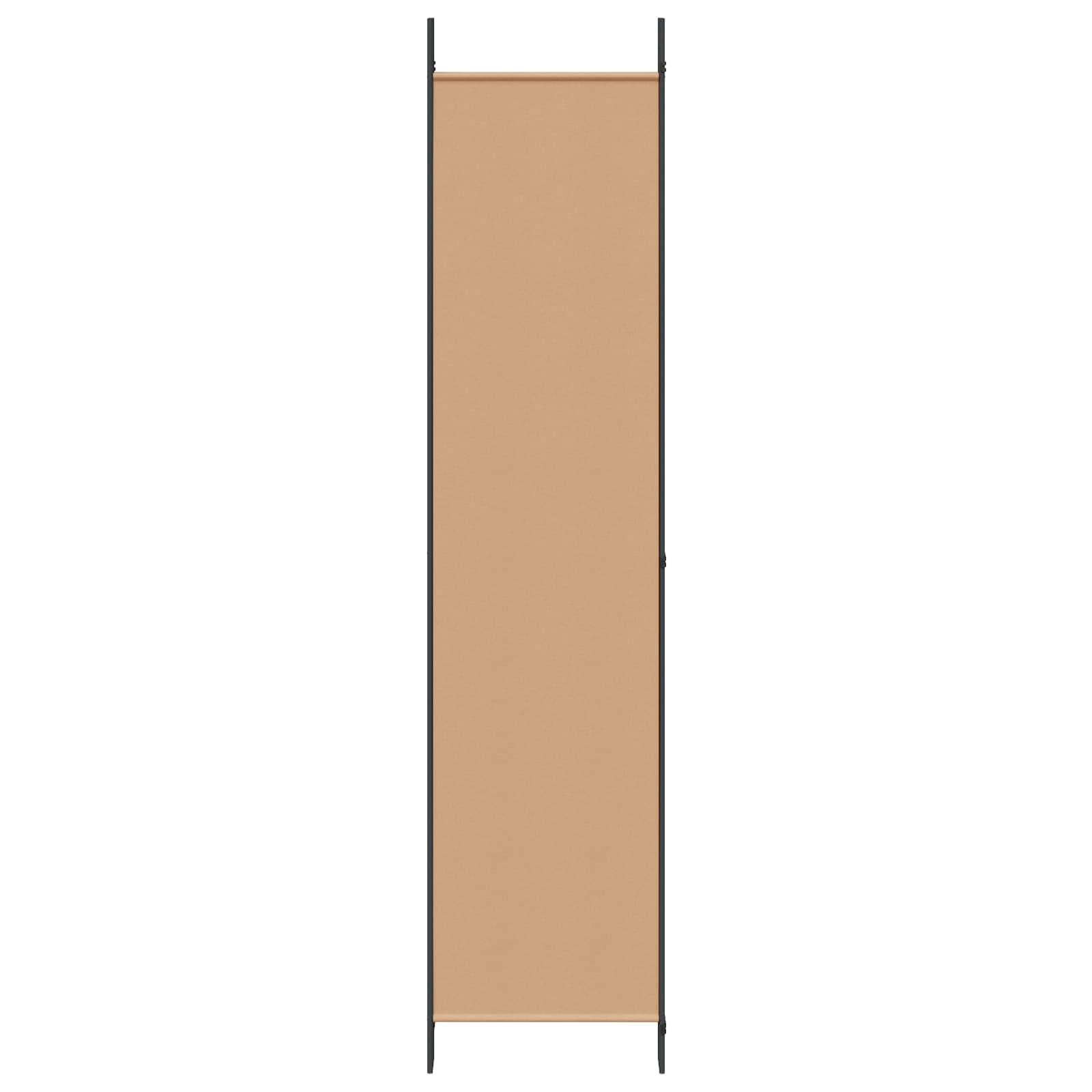 Raumteiler Beige 250 x 220 cm Stoff