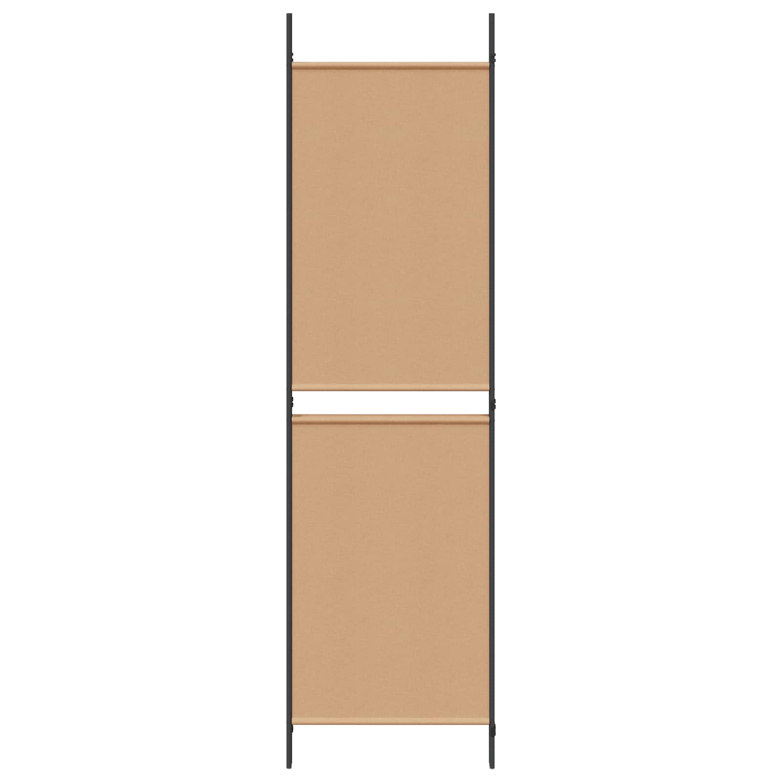 3-teiliger Raumteiler Beige 150 x 200 cm Stoff
