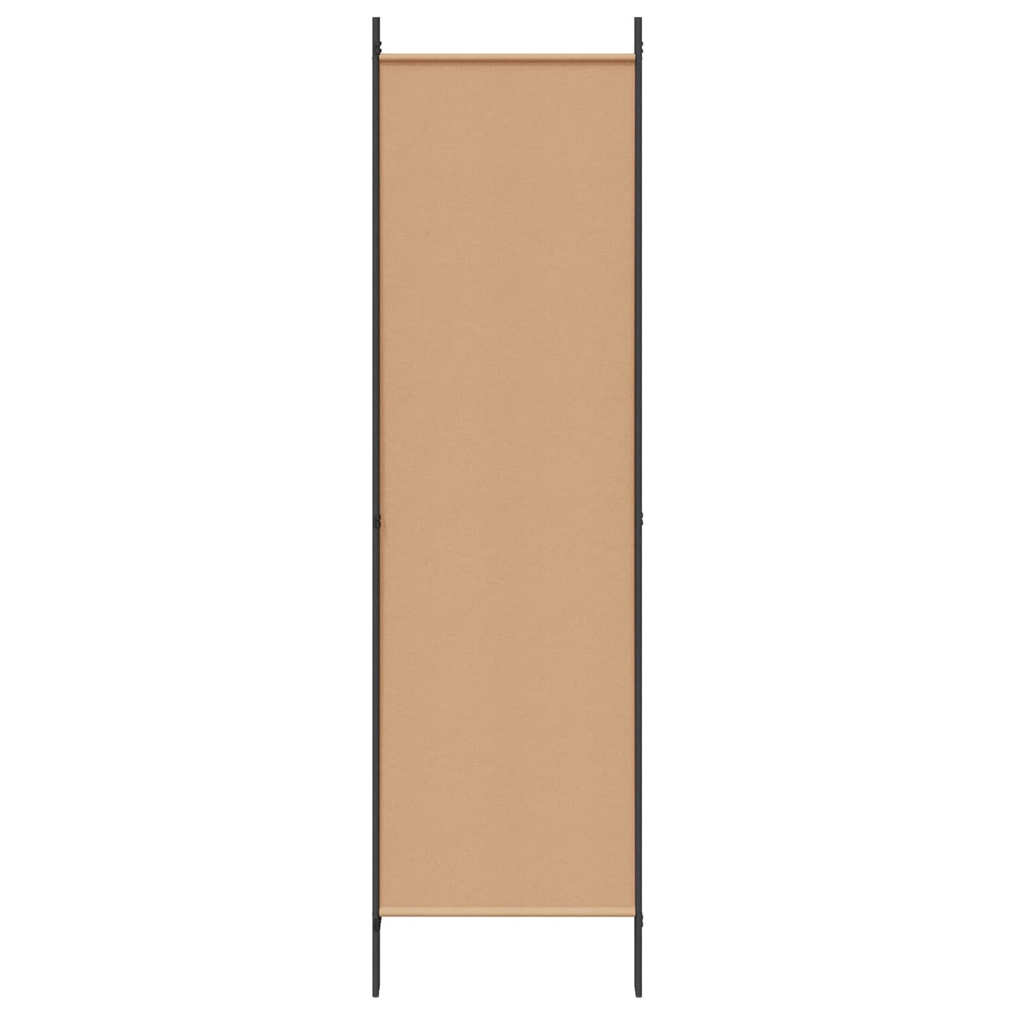 4-teiliger Raumteiler Beige 200 x 200 cm Stoff