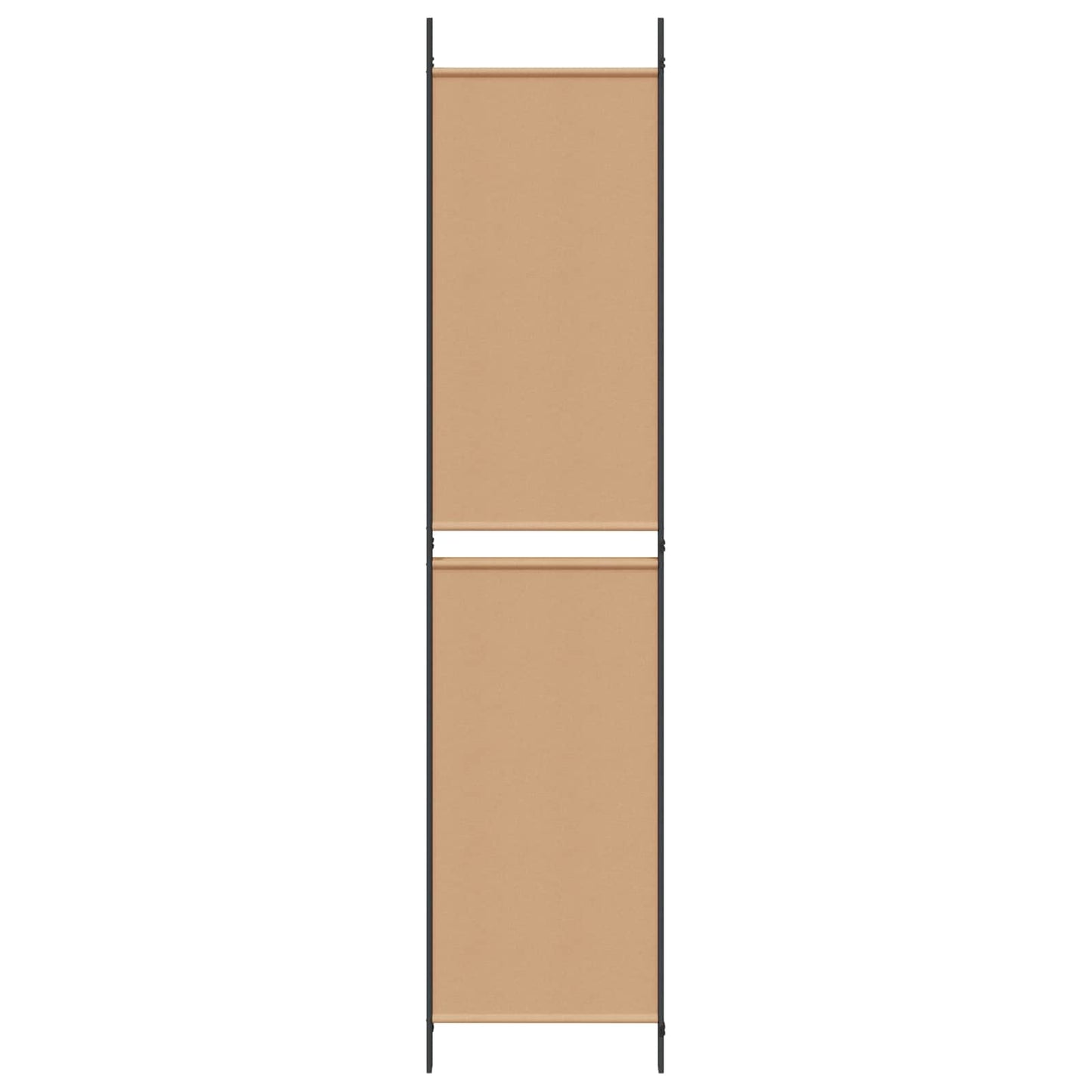 3-teiliger Raumteiler Beige 150 x 220 cm Stoff