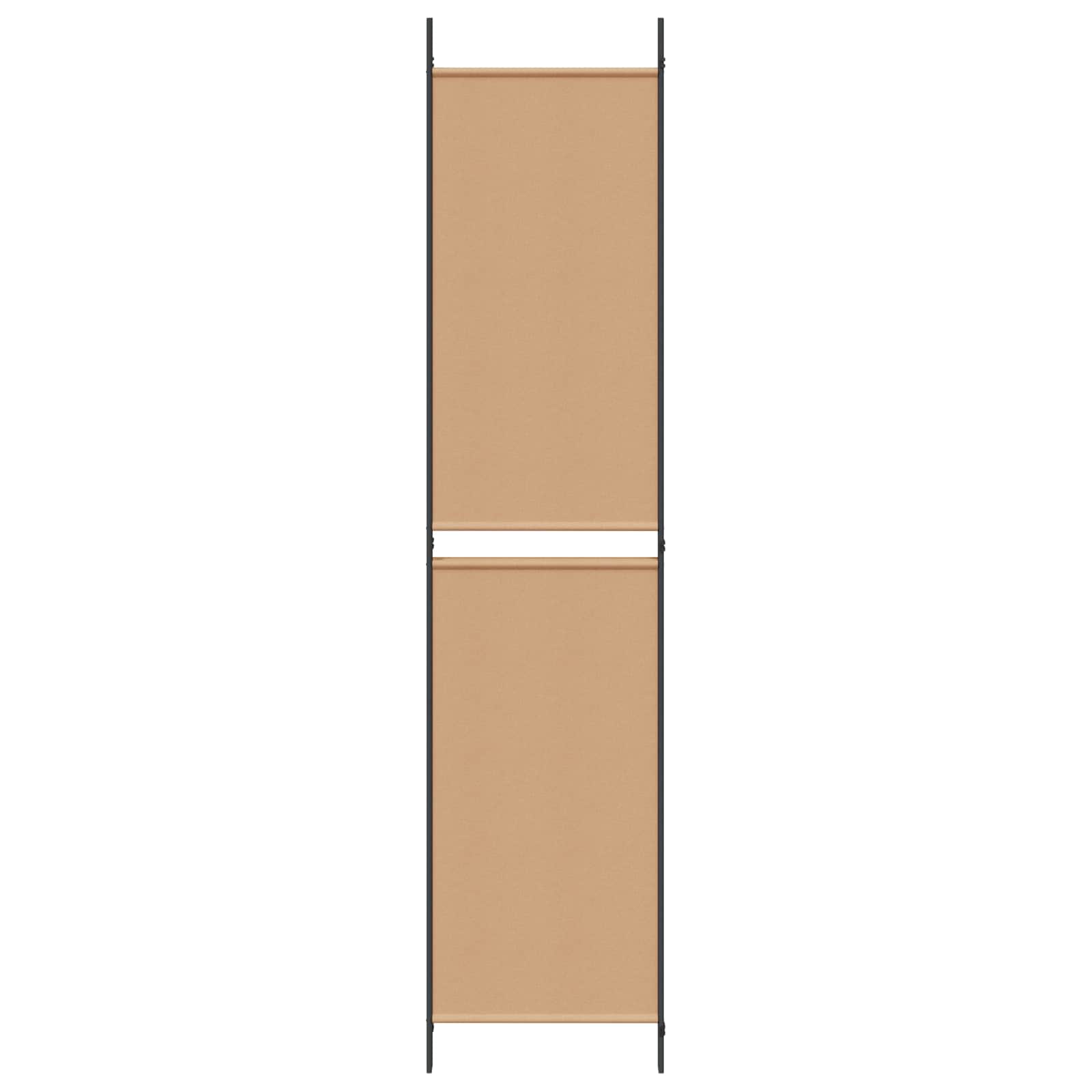 3-teiliger Raumteiler Beige 150 x 220 cm Stoff