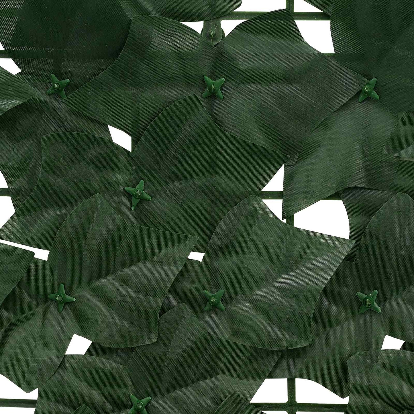 Balcony Screen with Leaves Dunkelgrün 200 x 75 cm