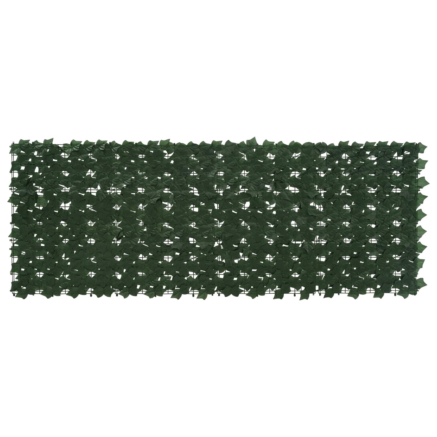 Balcony Screen with Leaves Dunkelgrün 200 x 75 cm