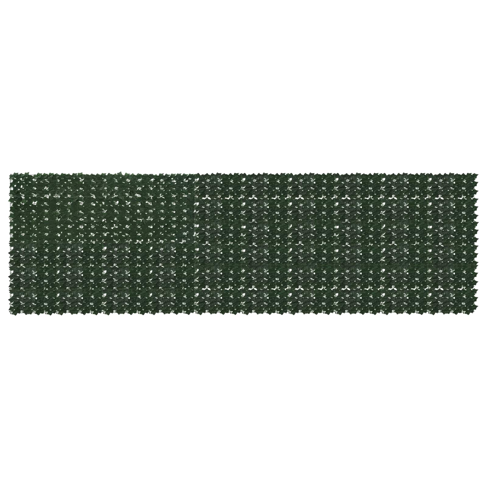 Balcony Screen with Leaves Dunkelgrün 500 x 150 cm