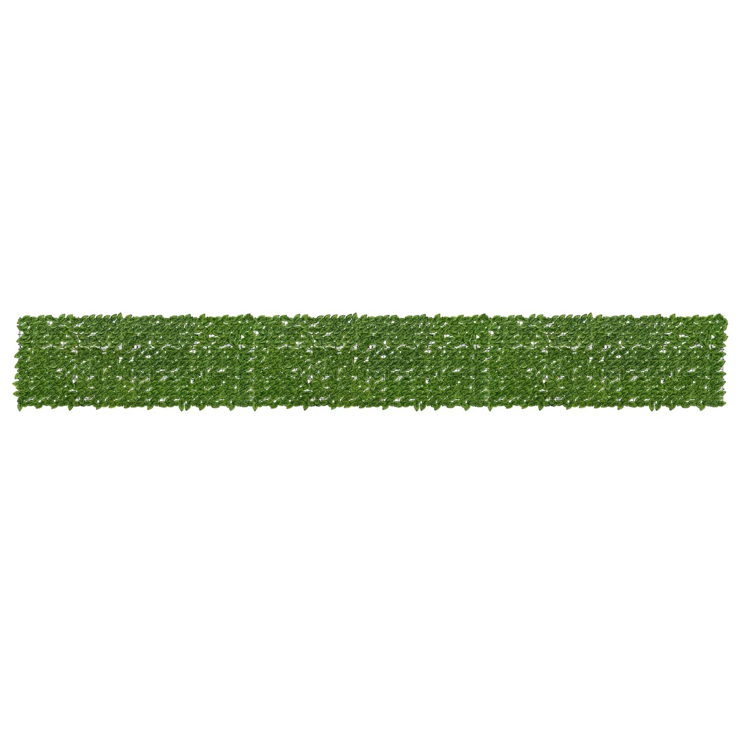 Balcony Screen with Leaves Grün und Gelb 600 x 75 cm