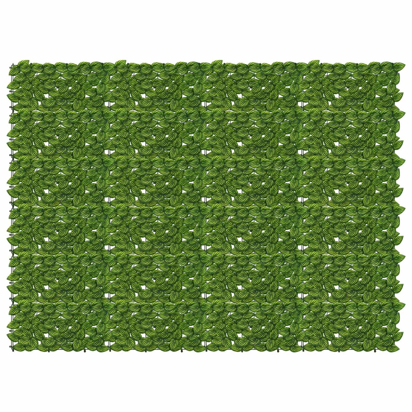 Balcony Screen with Leaves Grün und Gelb 200 x 150 cm