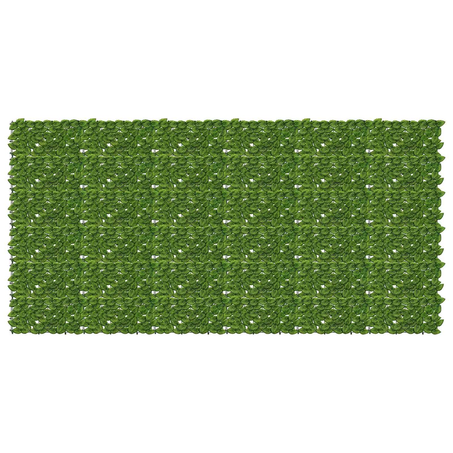 Balcony Screen with Leaves Grün und Gelb 300 x 150 cm
